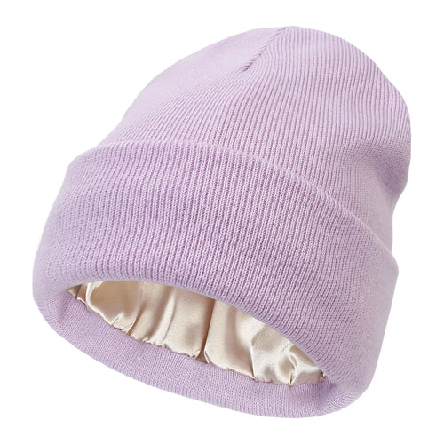 Satin Lined Anti-Static Beanie for Women